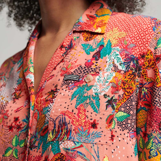Superdry Γυναικείο πουκάμισο Vintage Resort Shirt
